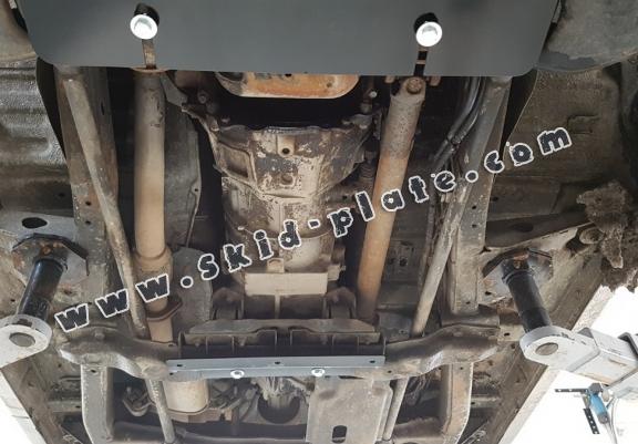 Steel gearbox skid plate for Mitsubishi Pajero 3 (V60, V70)