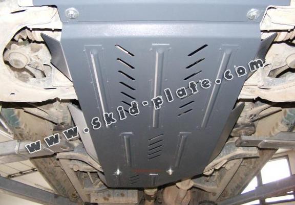 Steel gearbox and differential skid plate for Toyota Hilux