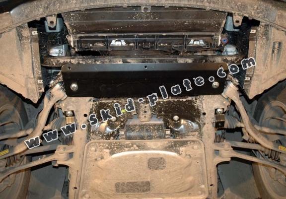 Steel radiator skid plate for BMW X3