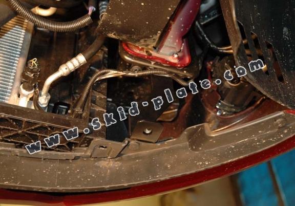 Steel skid plate for Ford Fiesta