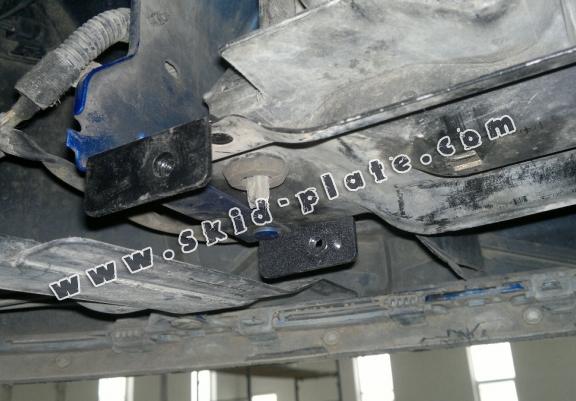 Steel skid plate for Peugeot 307