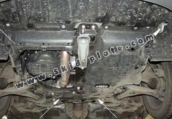 Steel skid plate for Toyota Avensis