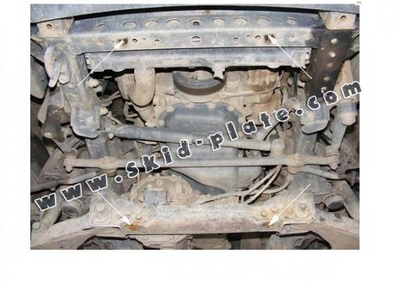 Steel skid plate for Toyota Hilux