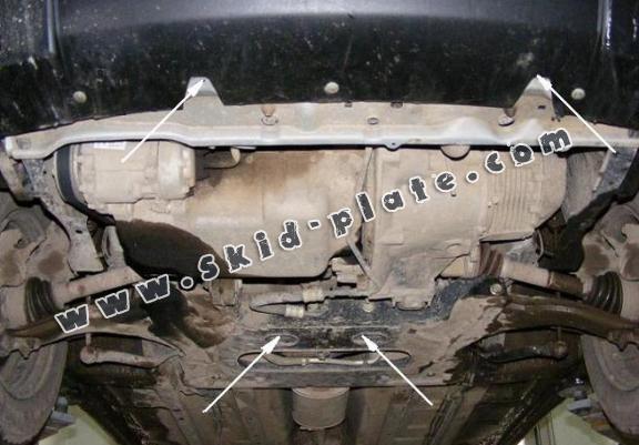 Steel skid plate for the protection of the engine and the gearbox for  Citroen Xsara