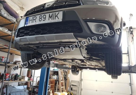 Steel skid plate for Renault Express