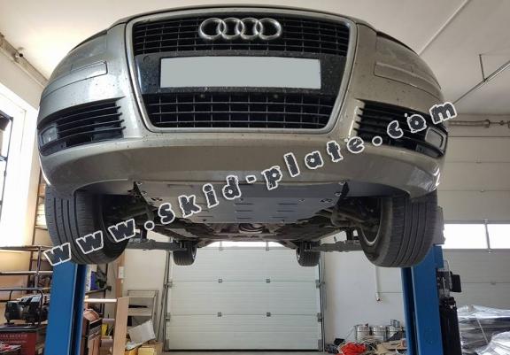 Steel skid plate for Audi A8