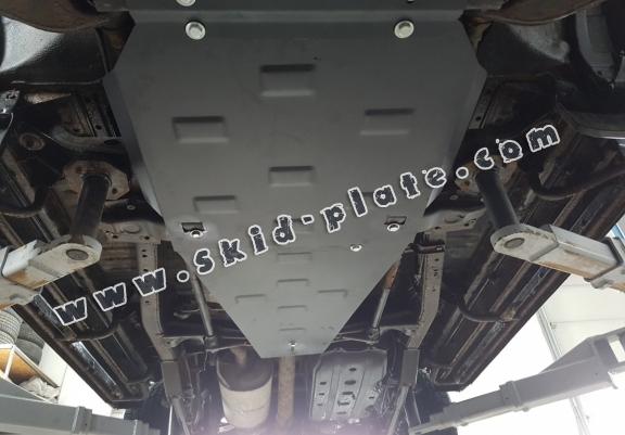 Steel gearbox and differential skid plate for Mitsubishi L 200