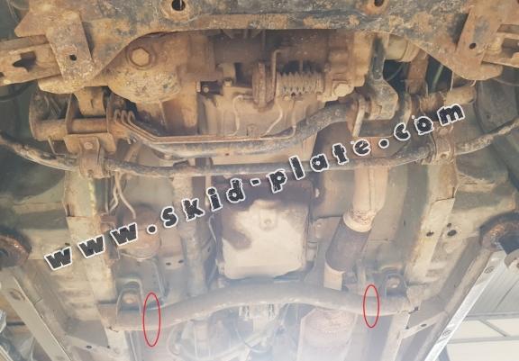 Steel gearbox skid plate for Mitsubishi Pajero Pinin