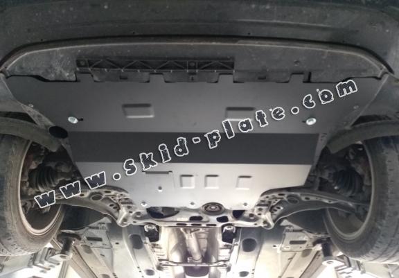 Steel skid plate for the protection of the engine and the gearbox for Skoda Octavia 3 - automatic gearbox