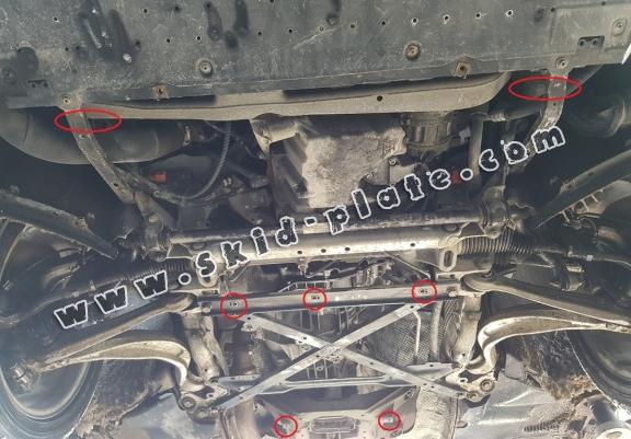 Steel skid plate for Audi A4 B8 All Road, petrol