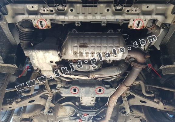 Steel manual gearbox skid plate Subaru XV