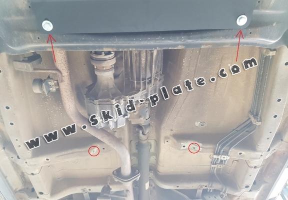 Steel gearbox and transfer case skid plate for Suzuki Grand Vitara 2