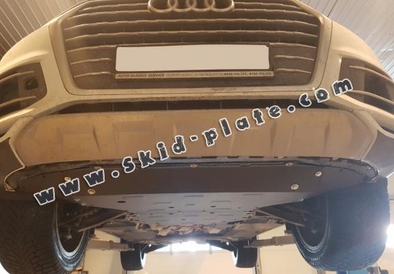 Steel gearbox skid plate for Audi Q8