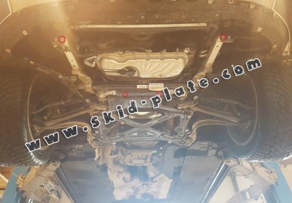 Steel gearbox skid plate for Porsche Cayenne