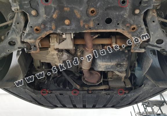 Steel skid plate for Ford Transit Connect