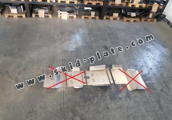 Aluminum gearbox skid plate for Toyota Hilux Revo