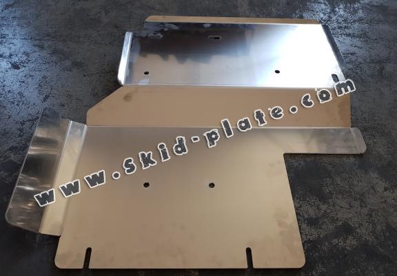 Aluminum differential skid plate for Toyota Hilux Revo