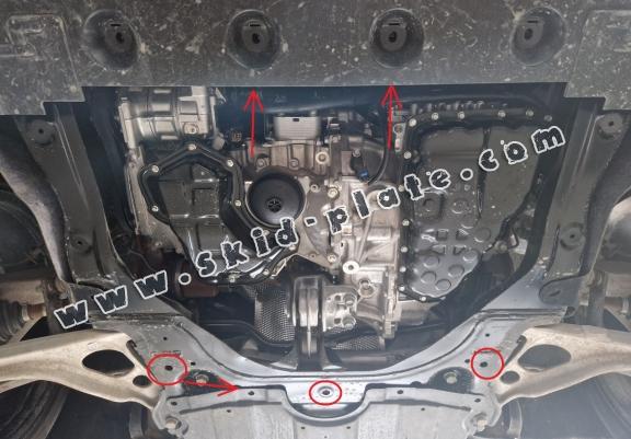 Steel skid plate for Nissan X-Trail T33