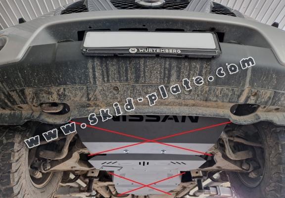 Steel skid plate for Nissan Pathfinder