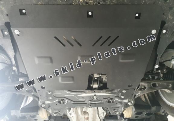 Steel skid plate for Peugeot 208