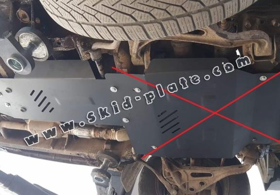 Steel gearbox skid plate for Chevrolet Tracker