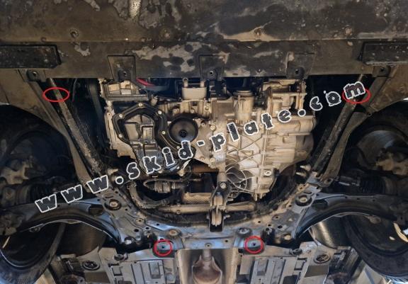 Steel skid plate for Renault Captur
