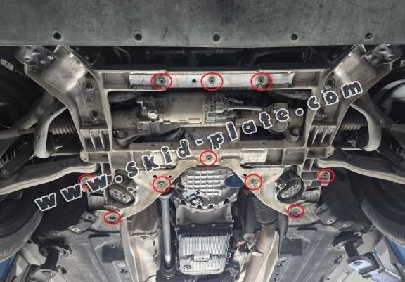 Steel skid plate for Alfa Romeo Stelvio