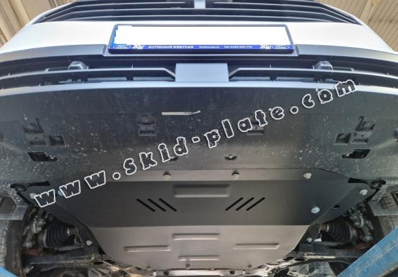Galvanized steel skid plate for Ford Transit Custom
