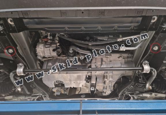 Aluminum  skid plate for MAN Tge