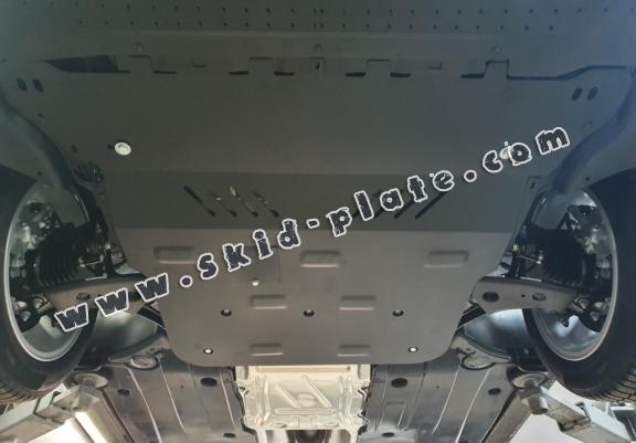 Steel skid plate for VW Passat