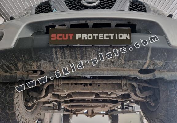 Aluminum skid plate for Nissan Pathfinder