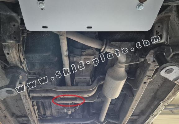 Aluminum gearbox skid plate for Chevrolet Tracker