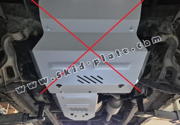 Aluminum gearbox skid plate for Chevrolet Tracker