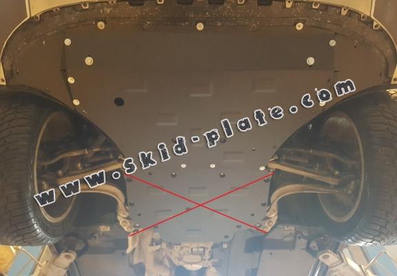 Steel skid plate for Audi Q8