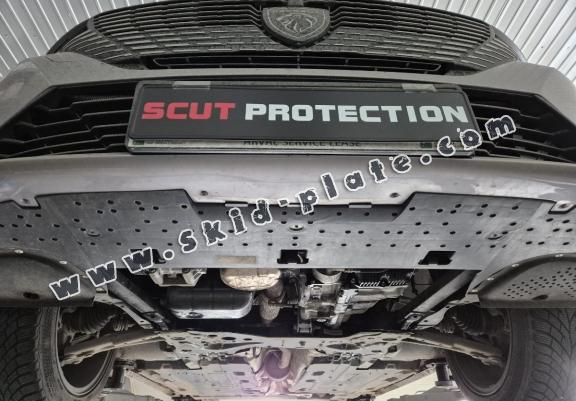 Steel skid plate for Citroen c4