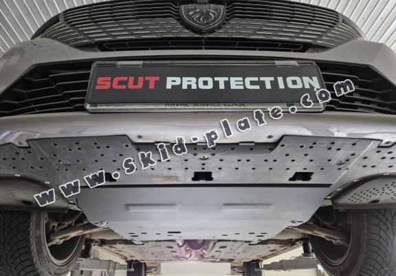 Steel skid plate for Citroen c4