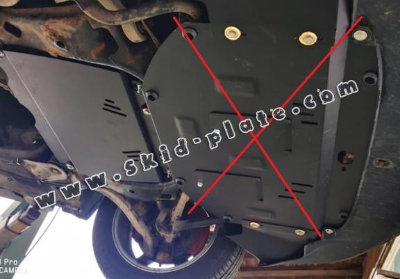 Steel manual gearbox skid plate  Audi A4  B5