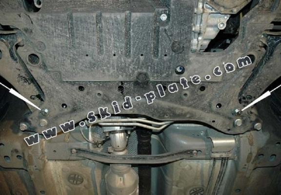 Steel skid plate for Peugeot 4008