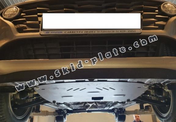 Steel skid plate for Hyundai Solaris
