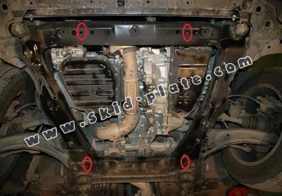 Steel skid plate for Renault Koleos