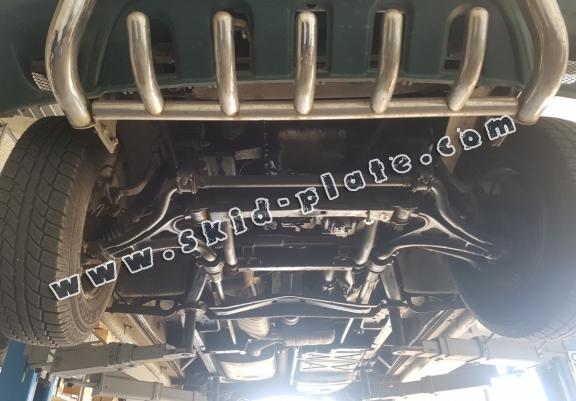 Steel gearbox skid plate for Mercedes ML W163