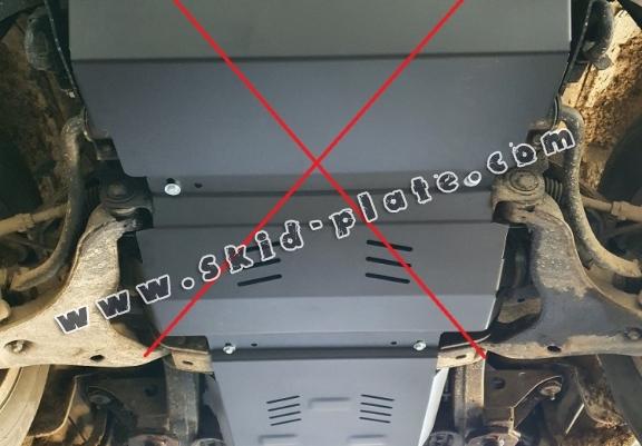 Steel gearbox  skid plate for Mitsubishi L 200
