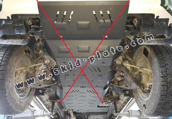Steel differential skid plate for Toyota Hilux Revo