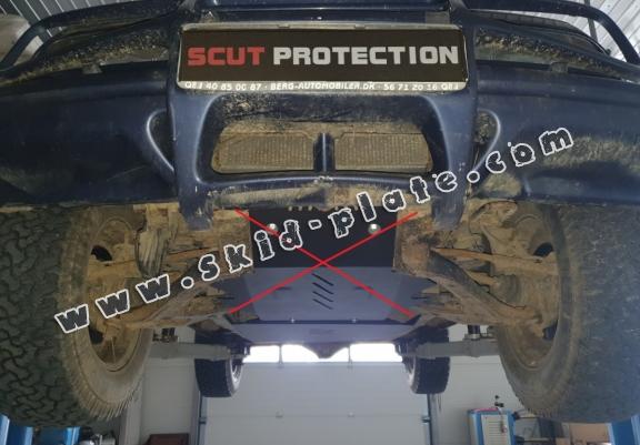 Steel gearbox skid plate for Suzuki X90
