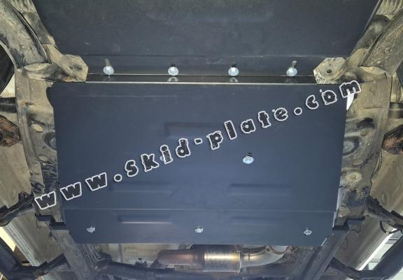 Steel gearbox and differential skid plate for Volkswagen Amarok -  V6 automat