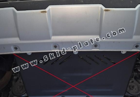 Steel gearbox and differential skid plate for Volkswagen Amarok -  V6 automat