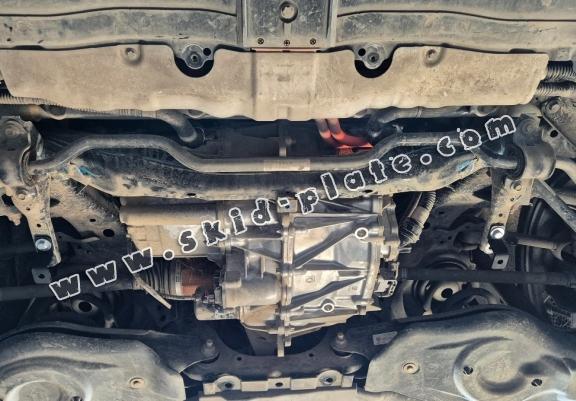 Rear electric motor skid plate for Tesla Model Y AWD