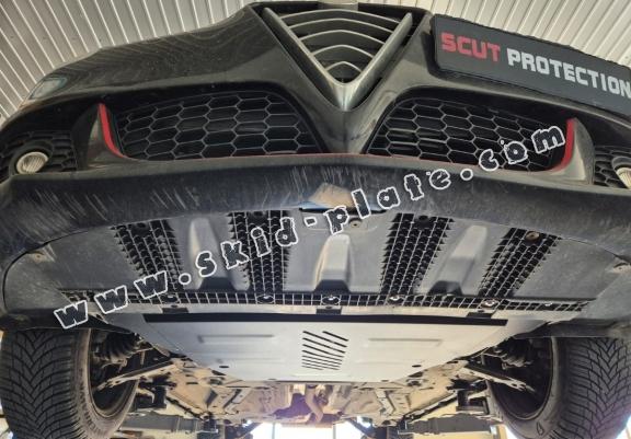 Steel skid plate for Alfa Romeo Giulietta