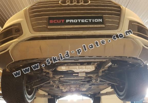 Steel skid plate for Volkswagen Touareg