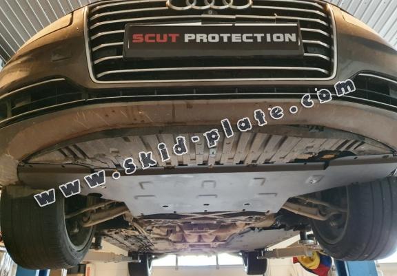 Steel skid plate for Audi A8